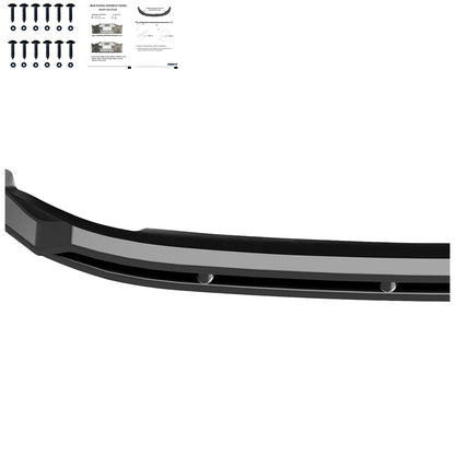 Frontsplitter passend für VW Transporter T7 2024+ v2 Hochglanz Schwarz