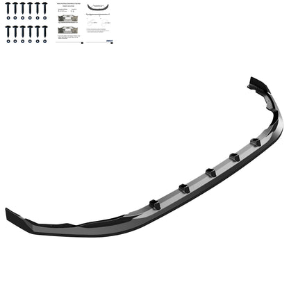 Frontsplitter passend für VW Transporter T7 2024+ v5 Hochglanz Schwarz