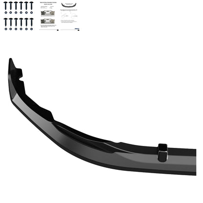 Frontsplitter passend für VW Transporter T7 2024+ v5 Hochglanz Schwarz
