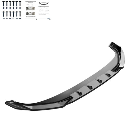Frontsplitter passend für VW Volkswagen Tiguan R-Line Mk3 2024+ Hochglanz Schwarz