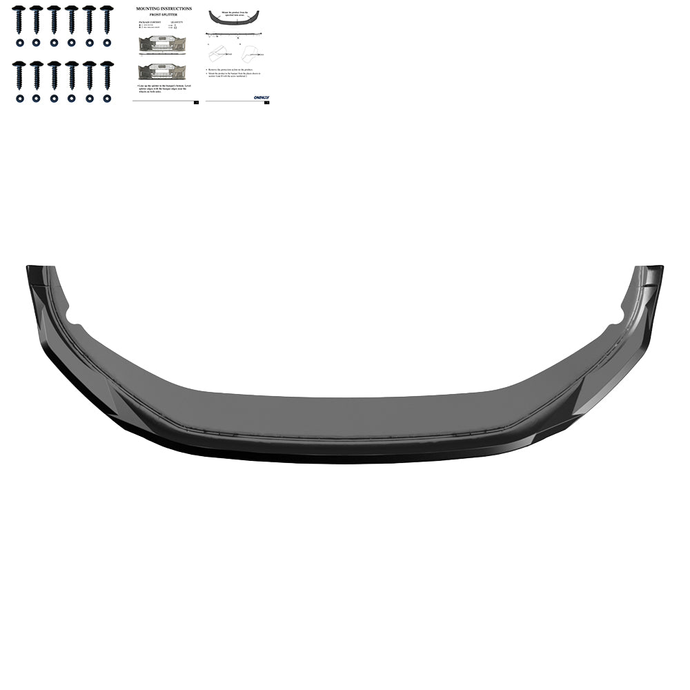Frontsplitter passend für VW Volkswagen Tayron R-Line Mk1 2025+ Hochglanz Schwarz
