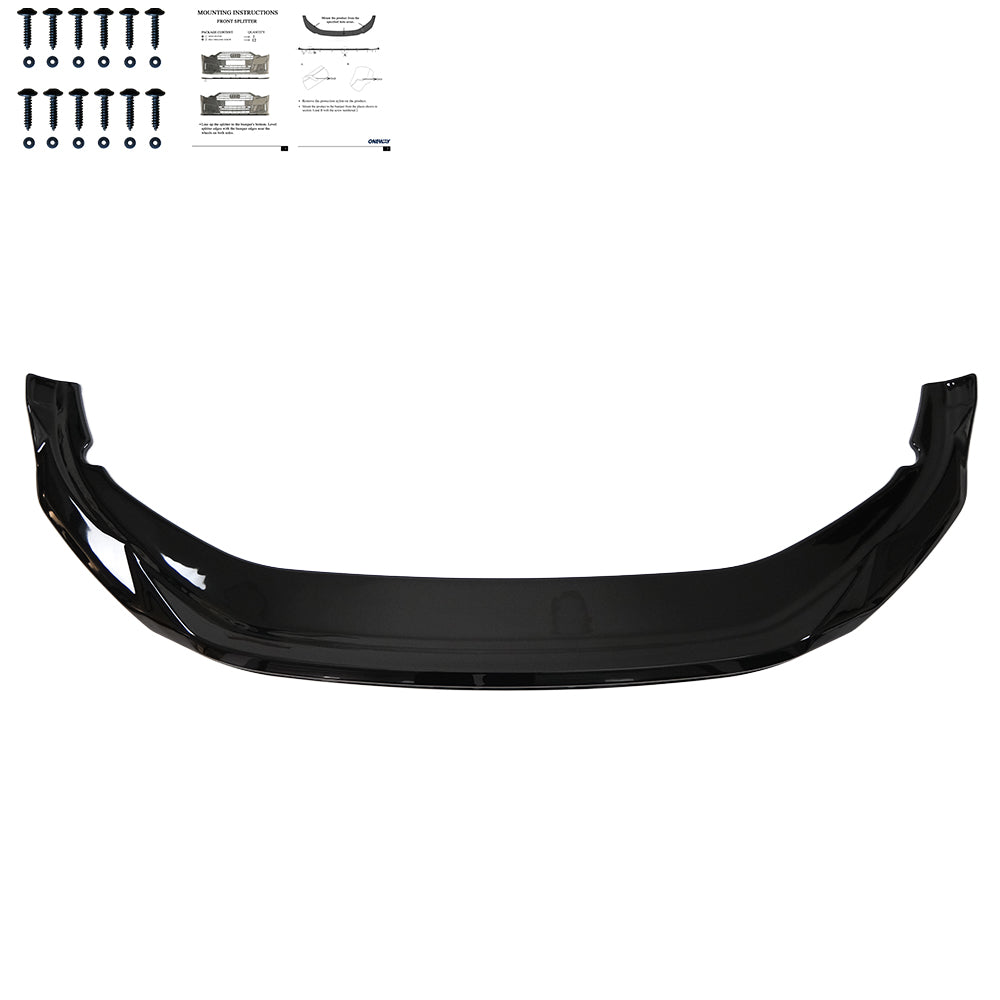 Frontsplitter passend für VW Volkswagen Tayron R-Line Mk1 2025+ Hochglanz Schwarz