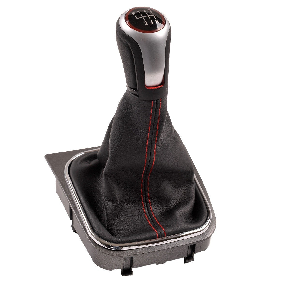 6-Gang Schaltknauf mit Bezug passend für VW Golf 5 Jetta V 2003-2009