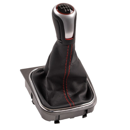 6-Gang Schaltknauf mit Bezug passend für VW Golf 5 Jetta V 2003-2009
