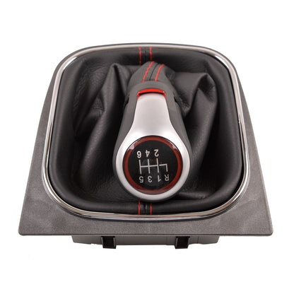 6-Gang Schaltknauf mit Bezug passend für VW Golf 5 Jetta V 2003-2009