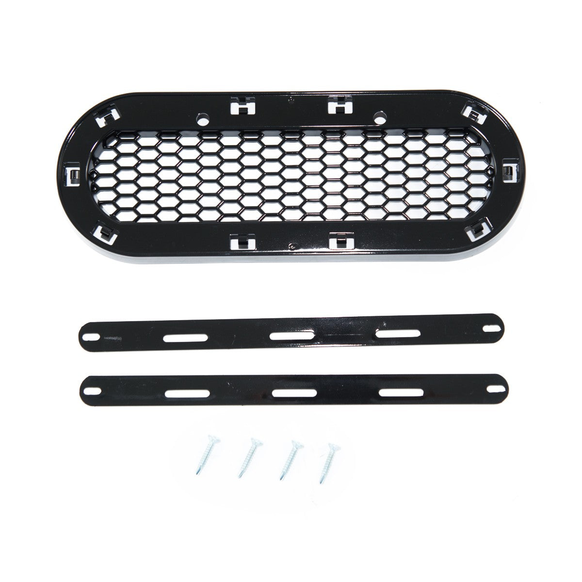 Emblemhalter 272x92mm Hochglanz Schwarz passend für Audi Modelle 2008-2024