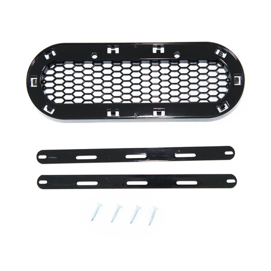 Emblemhalter 272x92mm Hochglanz Schwarz passend für Audi Modelle 2008-2024