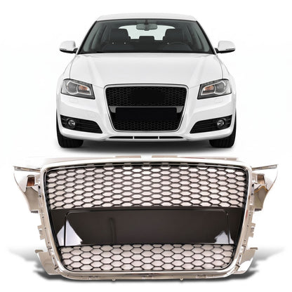 Sportgrill Chrom passend für Audi A3 8P Hatchback Sportback 2008-2013