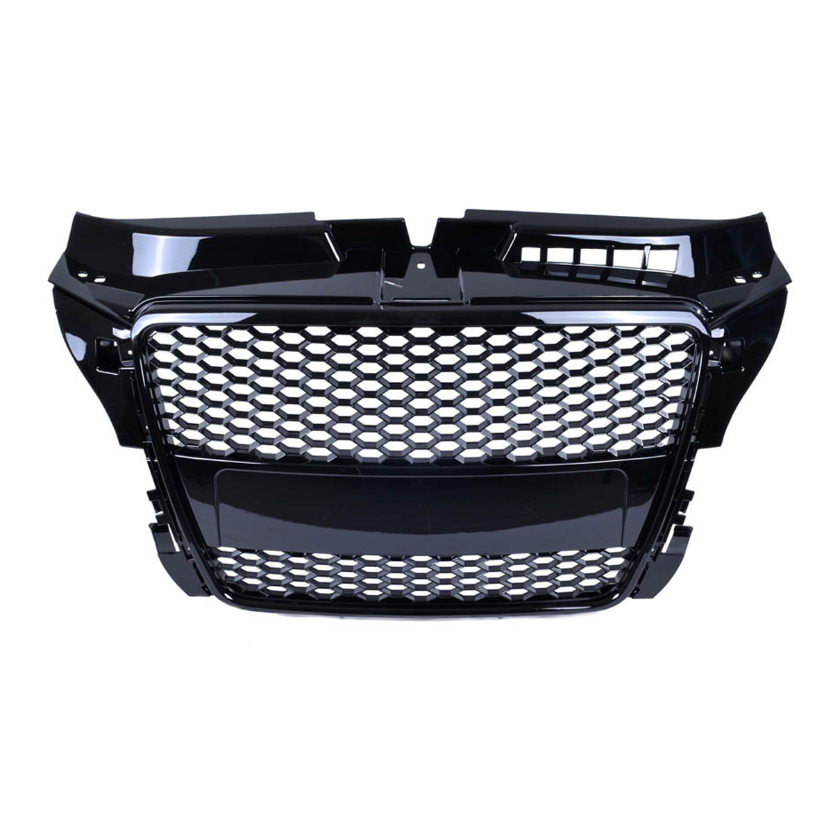 Sportgrill Hochglanz Schwarz passend für Audi A3 8P Hatchback Sportback 2008-2013