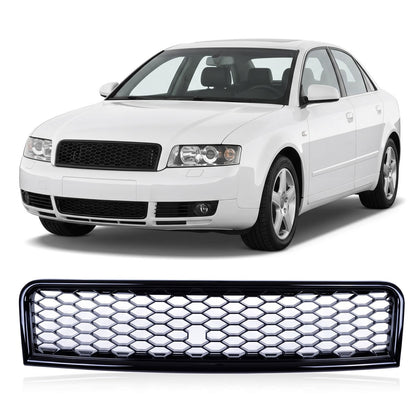 Sportgrill Hochglanz Schwarz passend für Audi A4 B6 8E 2000-2004