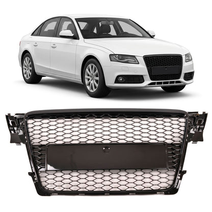 Kühlergrill Hochglanz Schwarz passend für Audi A4 B8 8K Limousine 2007-2011