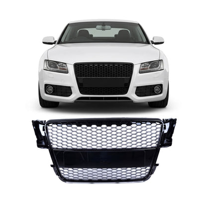 Kühlergrill Hochglanz Schwarz passend für Audi A5 8T 2007-2011