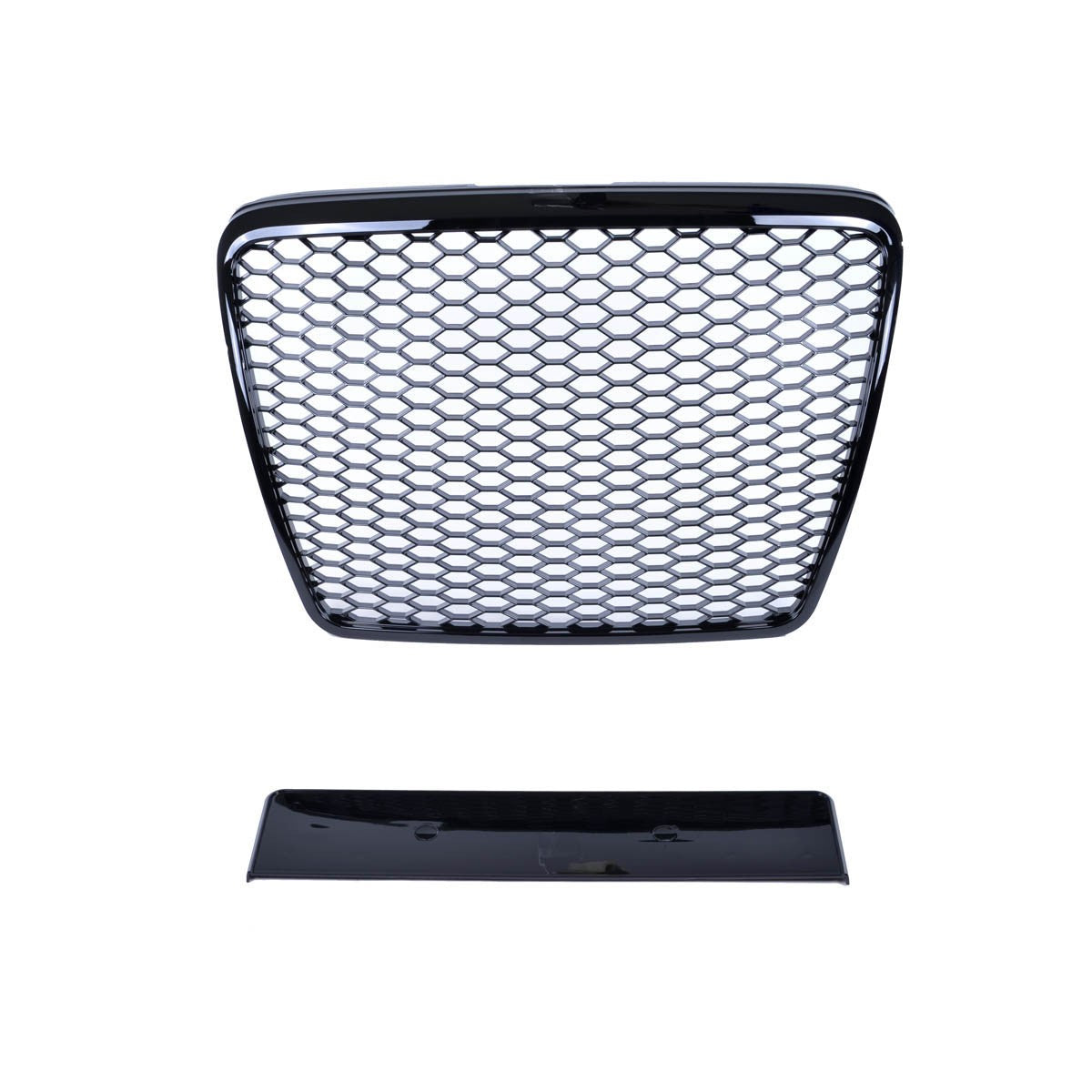 Sportgrill Hochglanz Schwarz passend für Audi A6 C6 4F Facelift 2008-2011