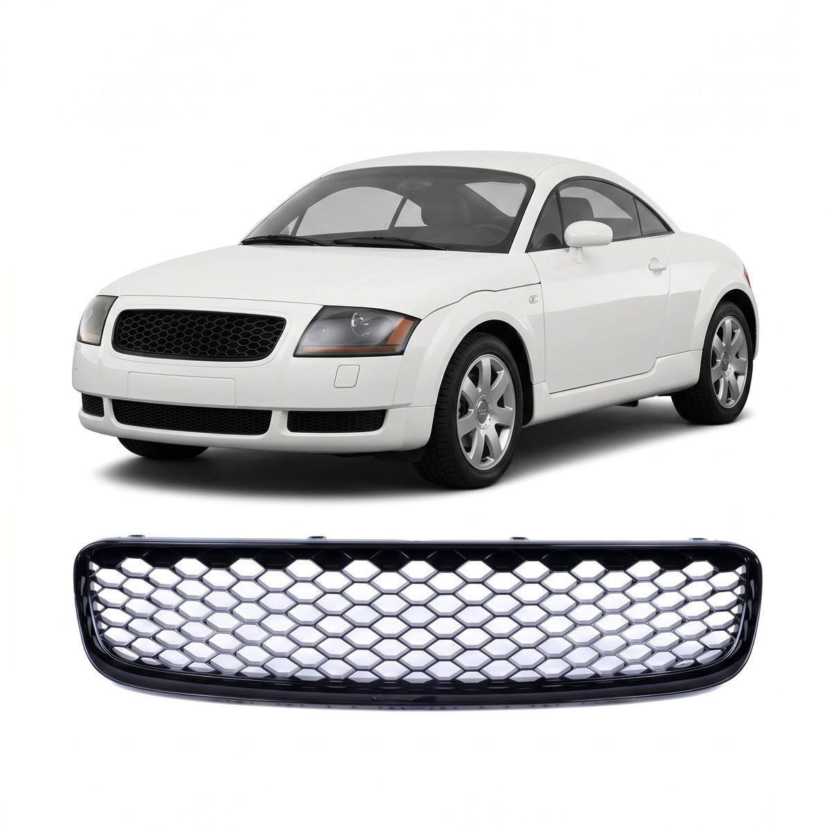 Kühlergrill Hochglanz Schwarz passend für Audi TT 8N 1998-2006