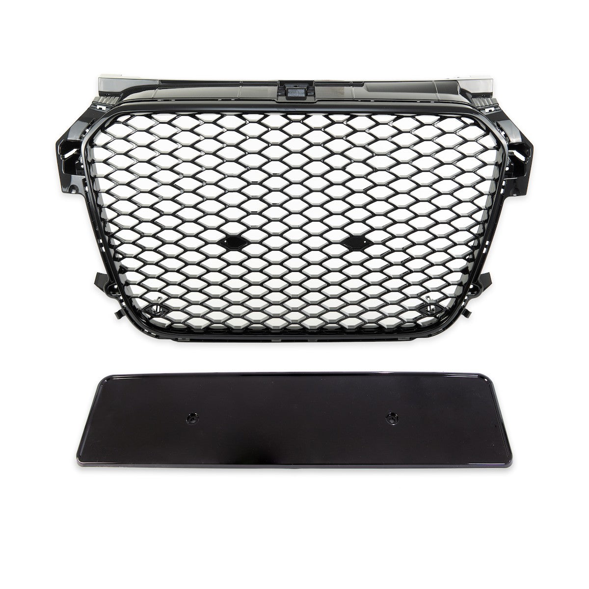 Frontgrill Hochglanz Schwarz passend für Audi A1 8X 2011-2015