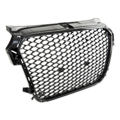 Frontgrill Hochglanz Schwarz passend für Audi A1 8X 2011-2015