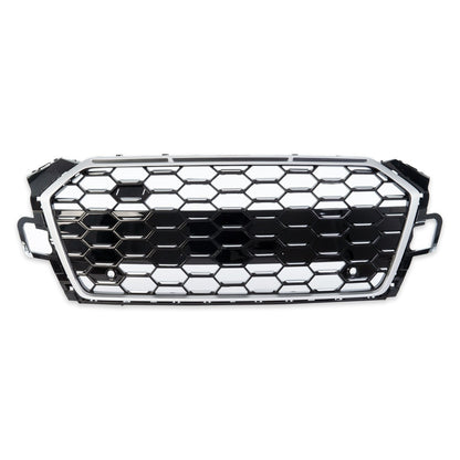 Sportgrill Silber passend für Audi A5 F5 Coupé Cabrio Sportback 2020-2024