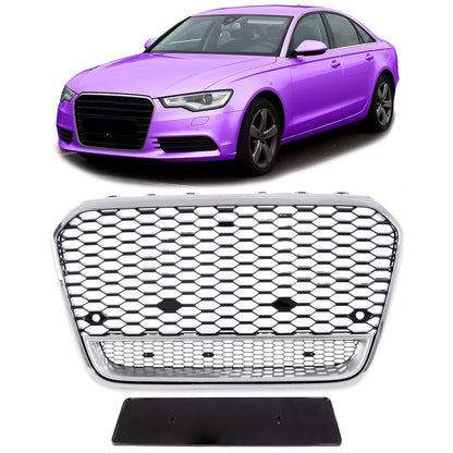 Sportgrill Chrom/Silber passend für Audi A6 C7 4G 2011-2015