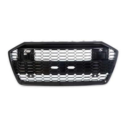 Sportgrill Hochglanz Schwarz passend für Audi A6 C8 4A Limousine Avant 2018-2024