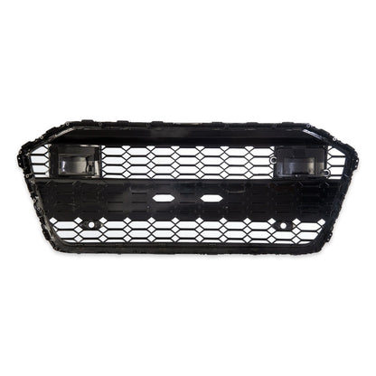 Sportgrill Hochglanz Schwarz passend für Audi A6 C8 4A Limousine Avant 2018-2024