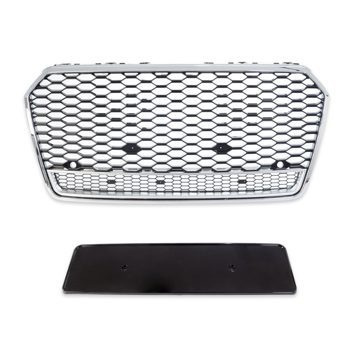 Sportgrill Chrom & Hochglanz Schwarz passend für Audi A7 4G Sportback 2014-2018