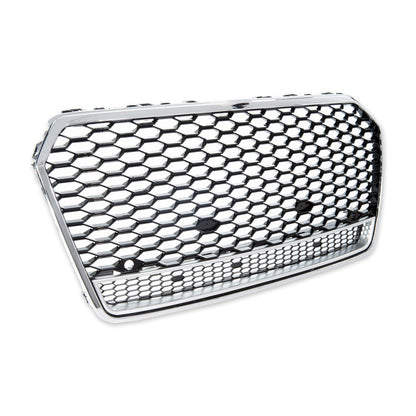 Sportgrill Chrom & Hochglanz Schwarz passend für Audi A7 4G Sportback 2014-2018
