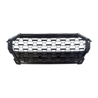 Sportgrill Hochglanz Schwarz passend für Audi Q3 F3 SUV Sportback 2018->>
