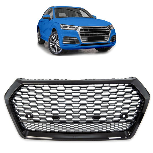 Sportgrill Hochglanz Schwarz passend für Audi Q5 FY 2017-2020