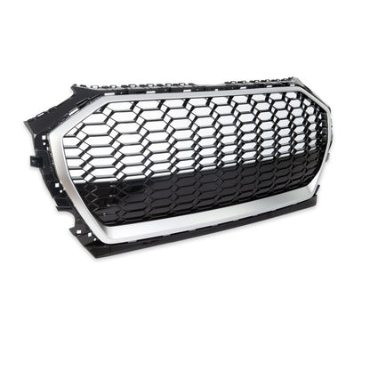 Kühlergrill Silber passend für Audi Q5 FY Facelift 2020->>