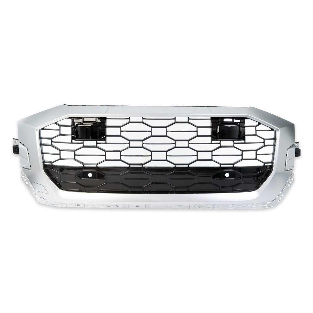 Sportgrill Silber Matt & Hochglanz Schwarz passend für Audi Q8 2019-heute