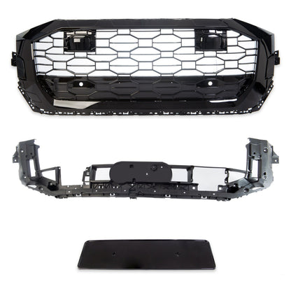 Kühlergrill Hochglanz Schwarz passend für Audi Q8 (4M) 2019-2024