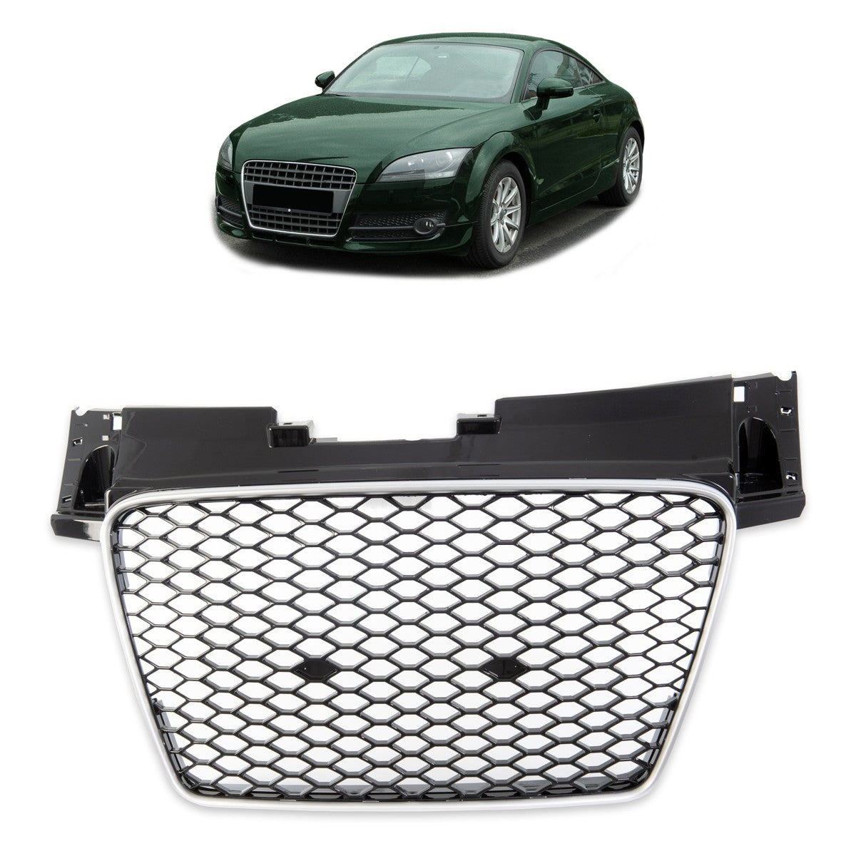 Silber Kühlergrill passend für Audi TT 8J 2006-2014