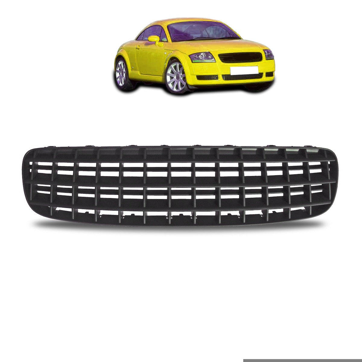 Kühlergrill Matt Schwarz passend für Audi TT 8N 1998-2006