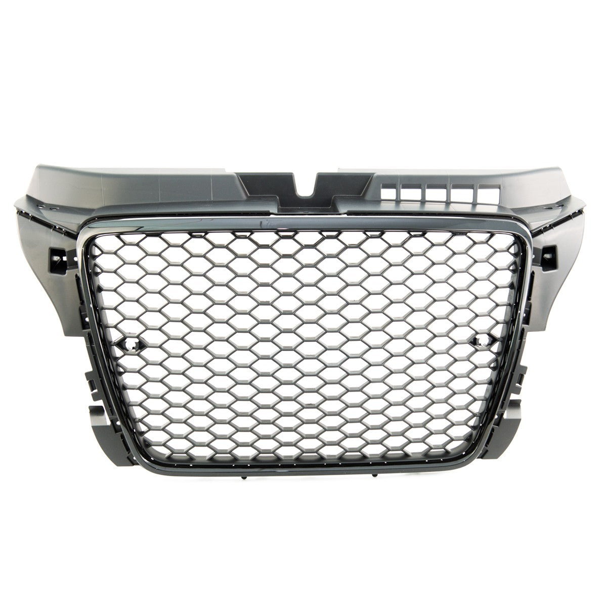 Sportgrill Hochglanz Schwarz mit PDC passend für Audi A3 8P 2008-2012