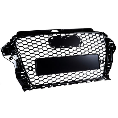 Sportgrill Hochglanz Schwarz passend für Audi A3 8V 2012-2016
