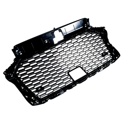 Sportgrill Hochglanz Schwarz passend für Audi A3 8V Facelift 2016-2021