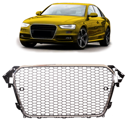 Frontgrill Chrom & Schwarz passend für Audi A4 B8 8K 2013-2016