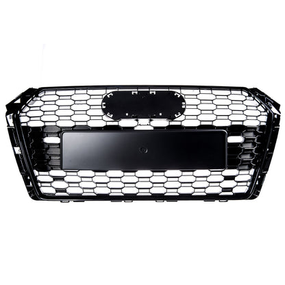 Frontgrill Hochglanz Schwarz mit PDC passend für Audi A4 B9 8W 2016-2019