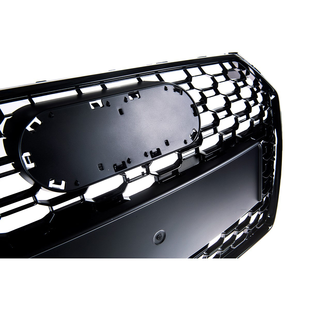 Frontgrill Hochglanz Schwarz mit PDC passend für Audi A4 B9 8W 2016-2019