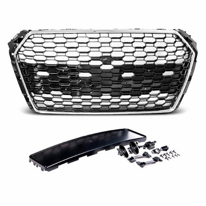 Frontgrill Chrom & Schwarz passend für Audi A4 B9 8W 2016-2019
