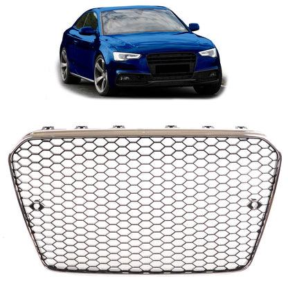 Kühlergrill Chrom & Schwarz passend für Audi A5 8T Facelift 2011-2016