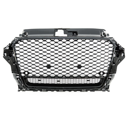 Sportgrill Hochglanz Schwarz passend für Audi A3 8V 2012-2016