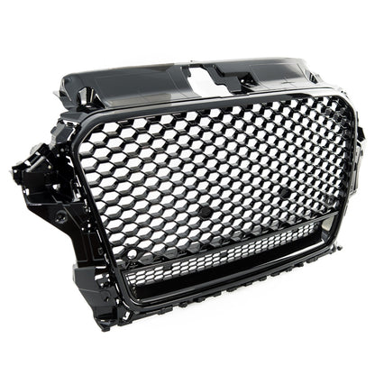 Sportgrill Hochglanz Schwarz passend für Audi A3 8V 2012-2016