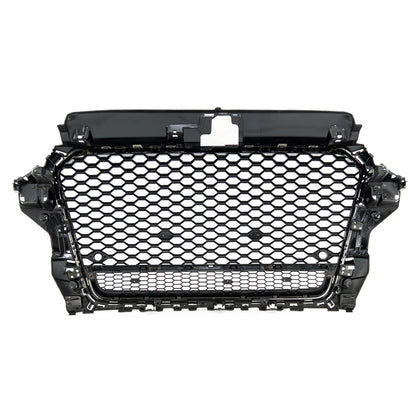 Sportgrill Hochglanz Schwarz passend für Audi A3 8V 2012-2016