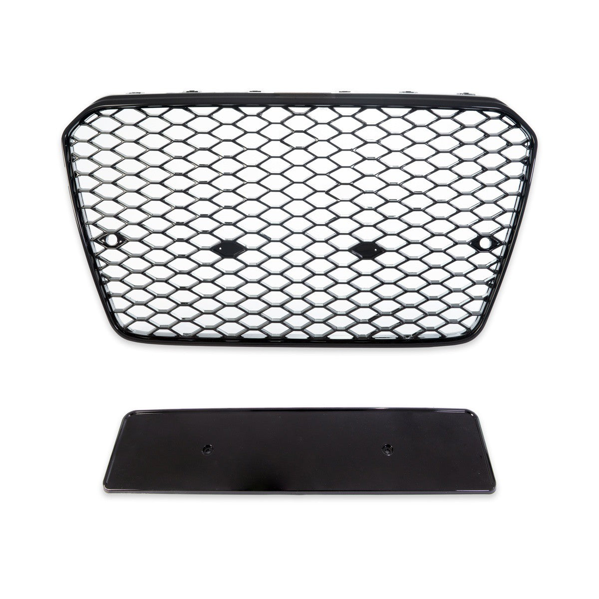 Sportgrill Hochglanz Schwarz passend für Audi A5 (8T) Facelift 2011-2015