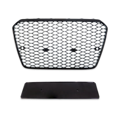 Sportgrill Hochglanz Schwarz passend für Audi A5 (8T) Facelift 2011-2015