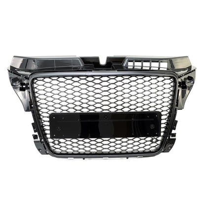 Kühlergrill Hochglanz Schwarz passend für Audi A3 8P Sportback 2008-2013