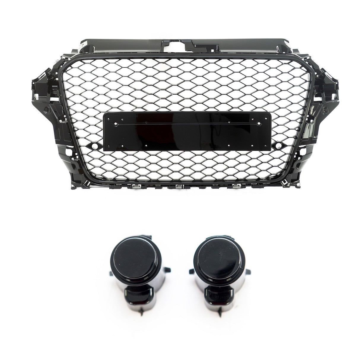 Kühlergrill Hochglanz Schwarz passend für Audi A3 8V 2012-2016