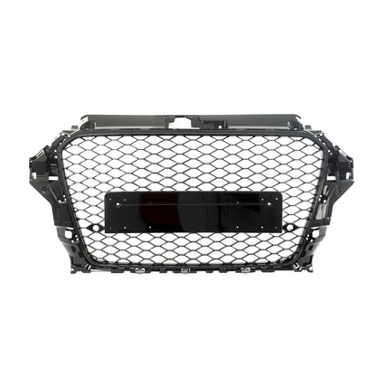 Kühlergrill Hochglanz Schwarz passend für Audi A3 8V 2012-2016