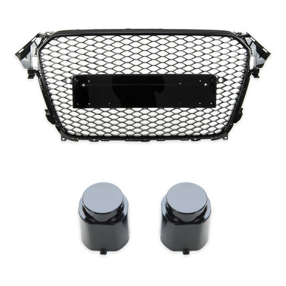 Kühlergrill Hochglanz Schwarz passend für Audi A4 B8 8K 2012-2015